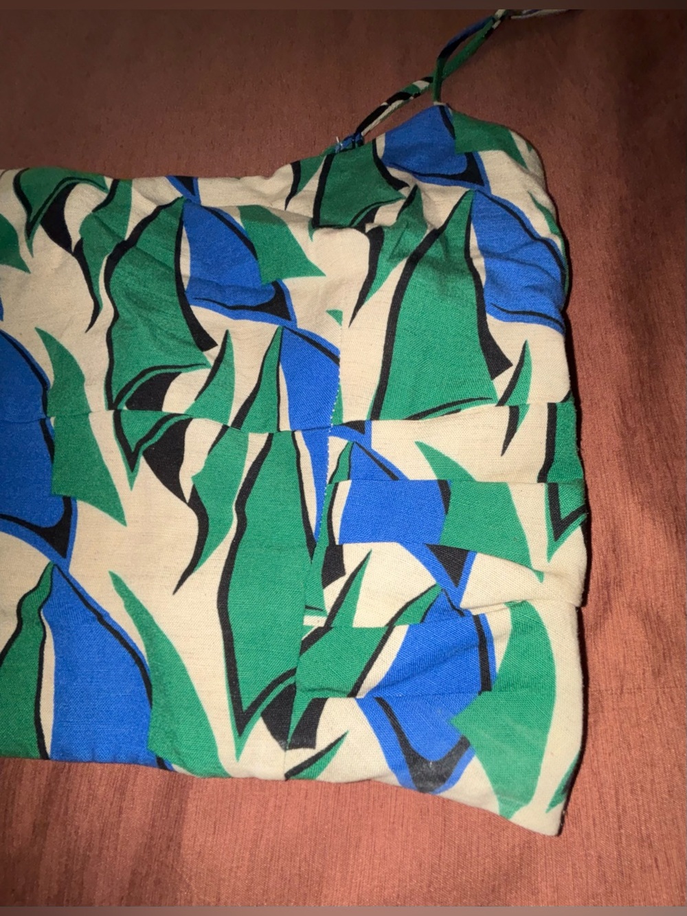 Zara Smocked Crop Top Spaghetti Straps - Picture 4 of 8